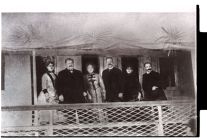President and Mrs. Grover Cleveland with others on steamboat Rockledge